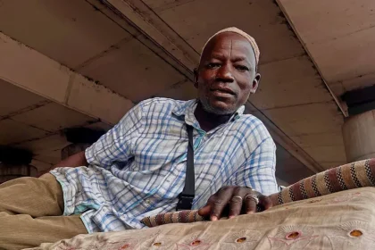 Sleeping Under Lagos Bridge For 30 Years' Mediaage NG Having lived for exactly half his life under a bridge in Nigeria's biggest city, Lagos, Liya’u Sa’adu sees himself as the "guardian" for the many other homeless people who have joined him there.