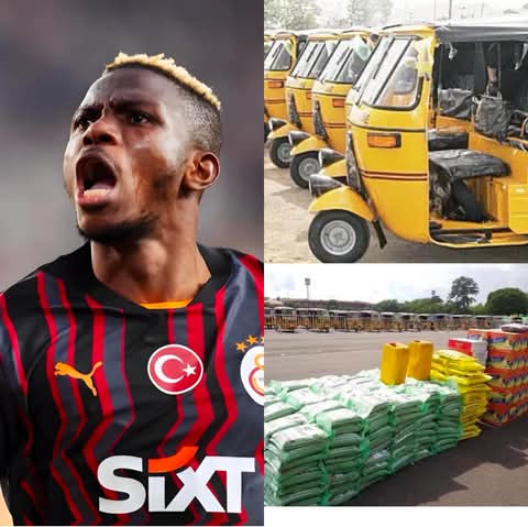 Osimhen Makes Donation to 'Suffering Nigerians' Mediaage NG Super Eagles forward, Victor Osimhen has made donations of bags of rice to suffering Nigerians who cannot afford such for Christmas celebration.