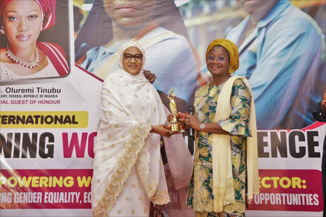 Nigeria's First Lady Calls for Collaborative Efforts In Support for Women in Mining Industry Mediaage NG Nigeria's First Lady, Sen. Oluremi Tinubu has urged women to work together and support one another, be of encouragement to guide and inspire more women to take advantage of the mining industry to better their lives, and in line with the Renewed Hope Agenda of President Bola Ahmed Tinubu.