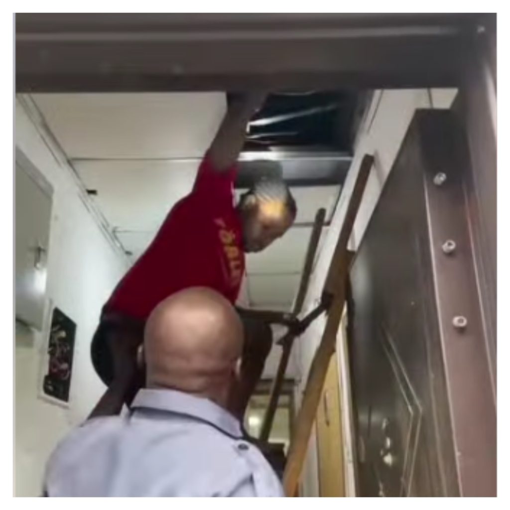 Hacker Spent Night In Bank Toilet To Hack System Mediaage NG A young man was on Wednesday caught in a bank in Nigeria's south eastern state of Imo,after allegedly hiding overnight in the bank’s toilet in a bid to hack into its computer systems.