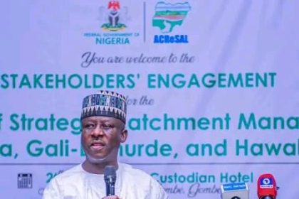 Final Phase of ACReSAL's Stakeholders’ Engagement for Catchment Management Plans Begins in Gombe State Mediaage NG The final phase of the Agro Climatic Resilience In Semi Arid Landscapes (ACReSAL) stakeholders’ engagement for the development of 20 Catchment Management Plans has kicked off in Gombe State, drawing participation from key institutional stakeholders across seven states—Adamawa, Bauchi, Borno, Taraba, Yobe, Plateau, and Gombe.