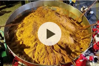 Giant Pot Breaks as Hilda Baci’s Jollof Rice Attempt Is Weighed Mediaage NG The giant pot in which Nigerian chef and former Guinness World Record holder Hilda Baci attempted to make the world's largest dish of jollof rice has broken as it was being hoisted on a crane to be weighed.