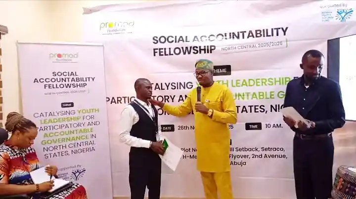 18 Young Leaders Poised to Rewrite Governance in North Central Nigeria Mediaage NG Abuja, Nigeria, West Africa – Eighteen young leaders from across Nigeria’s North Central region have successfully completed the Promad Foundation Social Accountability Fellowship, a groundbreaking program aimed at empowering youth to drive transparency, accountability, and citizen participation in governance.