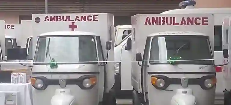 Tinubu Launches 145 Tricycle Ambulances to Improve Emergency Healthcare Access Mediaage NG Nigeria's President, Bola Ahmed Tinubu on Friday launched 145 tricycle ambulances, six boat ambulances, and emergency communication and dispatch equipment, under the National Emergency Medical Service and Ambulance System (NEMSAS) to improve emergency healthcare delivery across the country, especially in rural and riverine communities.