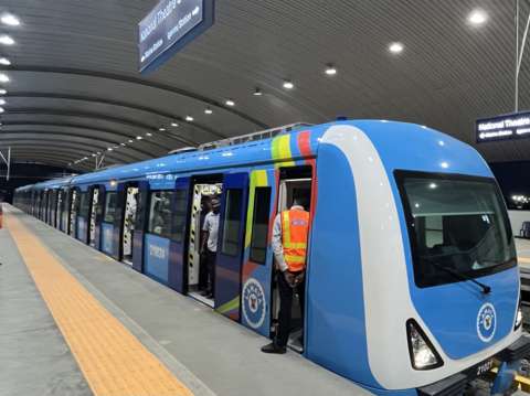 The Lagos Train Making Commuting 'Stress-Free' Mediaage NG Abuja, Nigeria - Mediaage NG News - Judging by the crowds cramming on to the trains at rush-hour, Lagos's new light rail service - linking the island to the mainland - is a big hit.