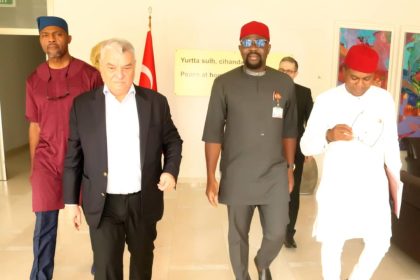 Senator Ngwu Meets Turkish Ambassador, Calls For More Investment In Mining Sector Mediaage NG Abuja - October 19 - Mediaage NG News - Chairman, Senate Committee on Solid Minerals, Sen. Osita Ngwu in a meeting with the Turkish Ambassador to Nigeria, Hidayat Baratta, in Abuja, emphasized on the need for more investment in the Nigerian mining sector. He also spoke of the importance of maintaining cordial bilateral relations between Nigeria and Turkey.