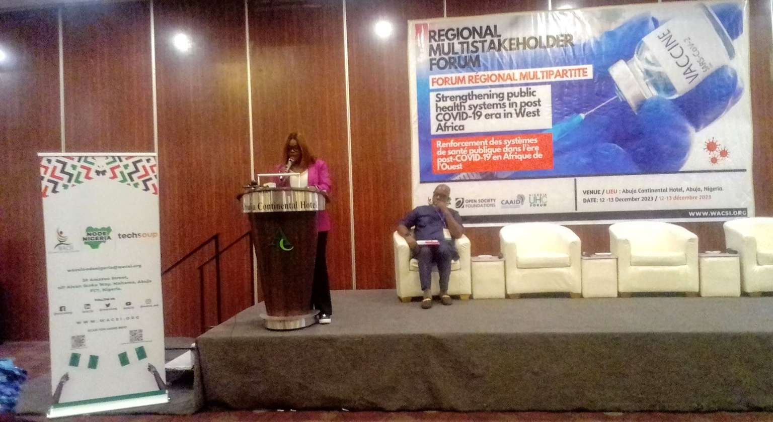 WACSI Committed To Addressing Health Challenges In West Africa - Mediaage NG ABUJA, Nigeria - Mediaage NG News - The Head, Policy Influencing & Advocacy, West Africa Civil Society Institute (WACSI-Node), Nigeria, Omolara Balogun on Tuesday expressed commitment of the institute to address health challenges in the West African region.