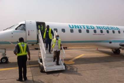 Nigeria Airline Sorry For 'Wrong' Airport Landing Mediaage NG A Nigerian airline has apologised for a "misunderstanding" after passengers were told they had arrived at their destination, Abuja, when they had in fact landed more than 450km (280 miles) away in another city, Asaba.